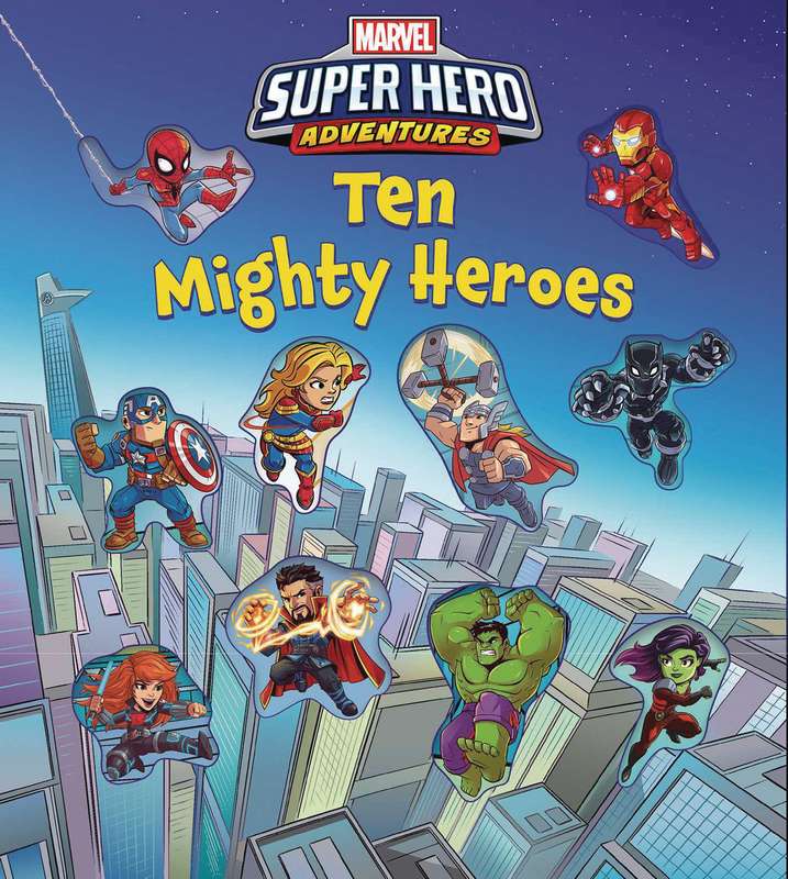 MARVEL SUPER HERO ADVENTURES TEN MIGHTY HEROES BOARD BOOK 0