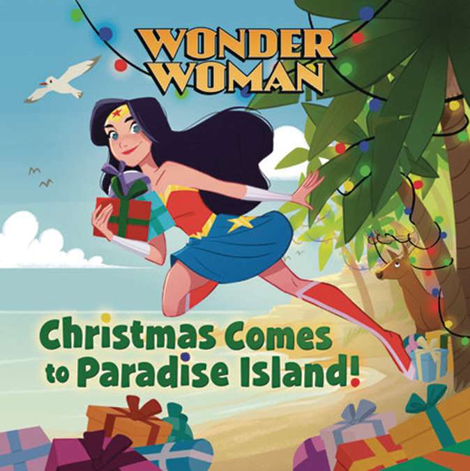 WONDER WOMAN CHRISTMAS COMES TO PARADISE ISLAND HARDCOVER