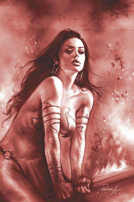 DEJAH THORIS (2019) #8 1:21 PARRILLO TINT VIRGIN RED FOC RATIO VARIANT