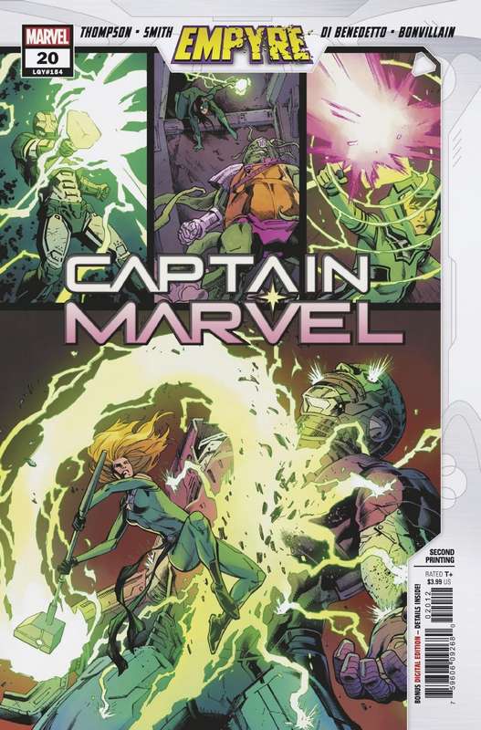 CAPTAIN MARVEL #20 2ND PTG VARIANT EMP