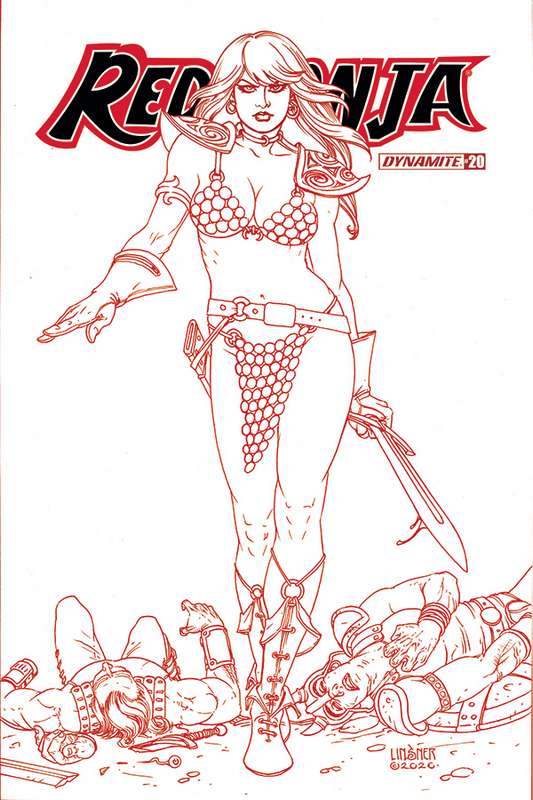 RED SONJA #20 1:25 LINSNER TINT FOC RATIO VARIANT