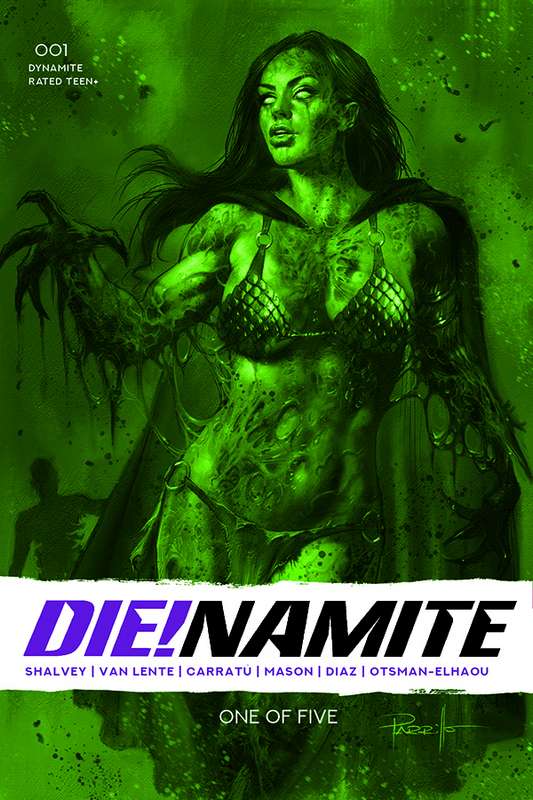 DIE!NAMITE #1 1:13 PARILLO DRESSED GANGRENE GREEN TINT FOC RATIO VARIANT