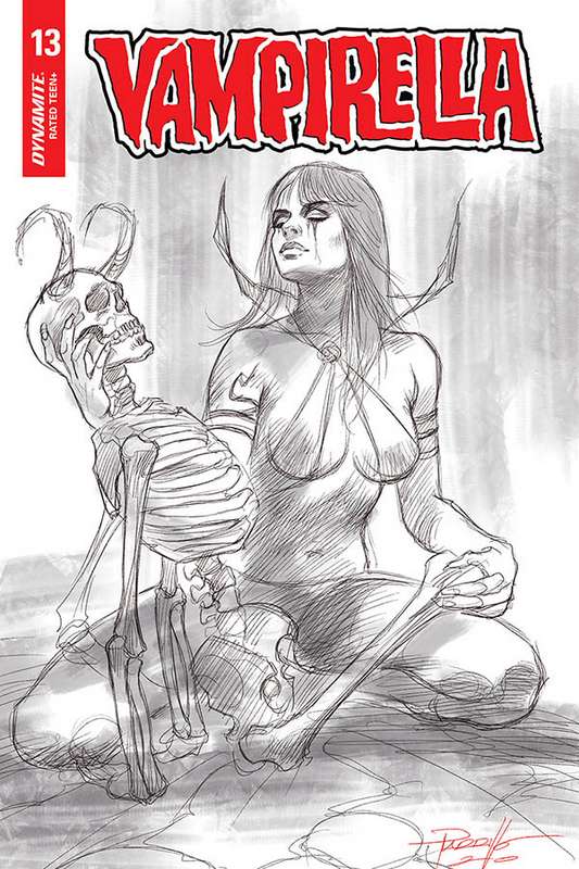 VAMPIRELLA #13 1:10 PARRILLO B&W RATIO VARIANT