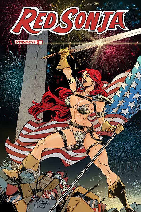 RED SONJA #18 1:7 MIRACOLO AMERICA TOGETHER RATIO VARIANT