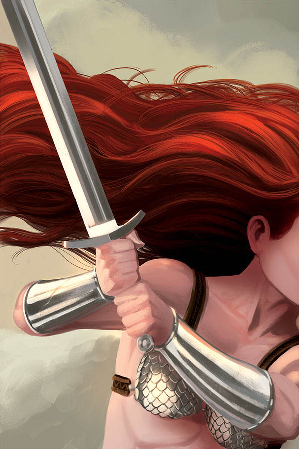 RED SONJA #18 1:40 BOB Q VIRGIN RATIO VARIANT