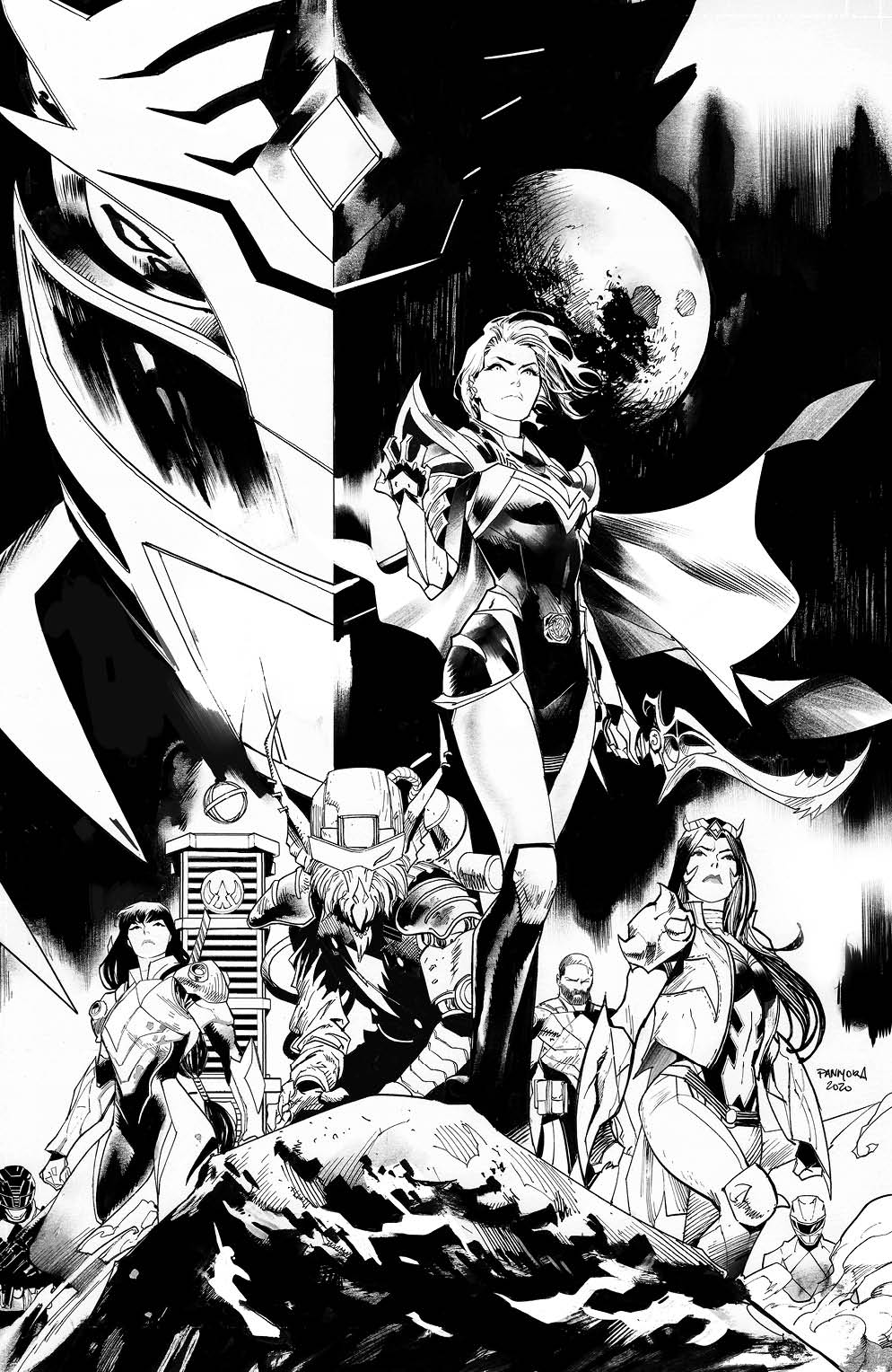 POWER RANGERS DRAKKON NEW DAWN #1 1:25 MORA RATIO VARIANT