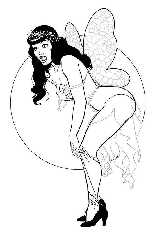 BETTIE PAGE #2 1:25 KANO B&W VIRGIN FOC RATIO VARIANT