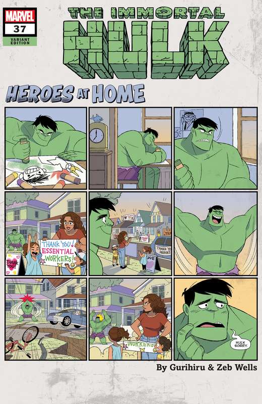 IMMORTAL HULK #37 GURIHIRU HEROES AT HOME VARIANT