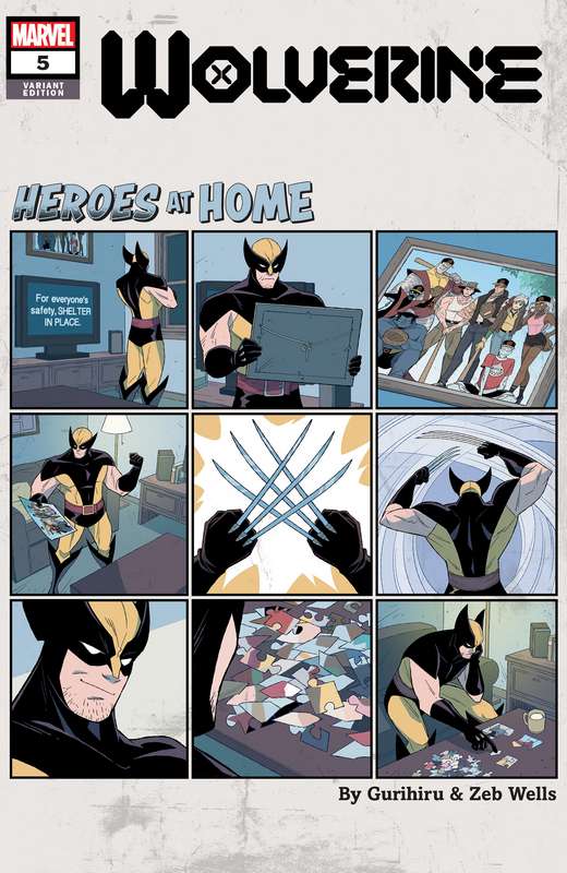 WOLVERINE #5 GURIHIRU HEROES AT HOME VARIANT