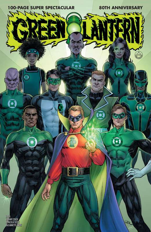 GREEN LANTERN 80TH ANNIV 100 PAGE SUPER SPECT #1 1940S VARIANT ED