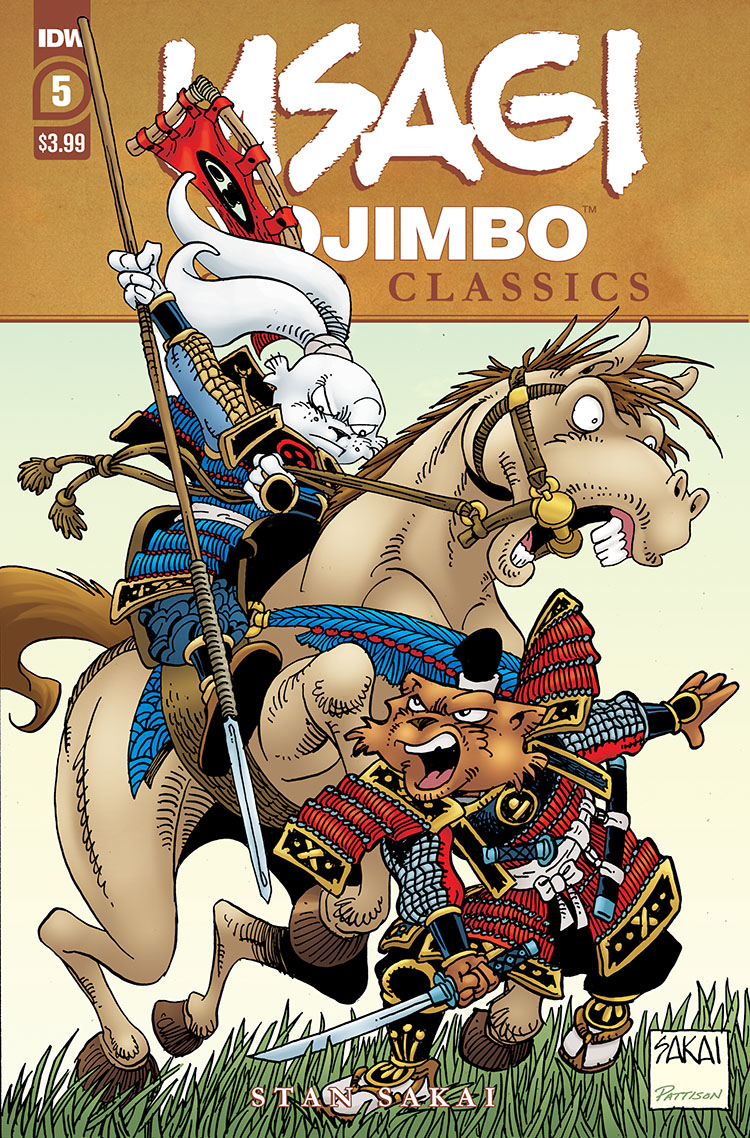 USAGI YOJIMBO COLOR CLASSICS #5 (OF 7) CVR A SAKAI