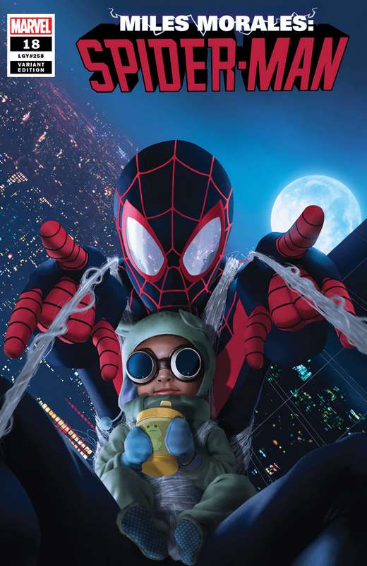 MILES MORALES SPIDER-MAN #18 RAHZZAH BABY MORALES VARIANT OUT