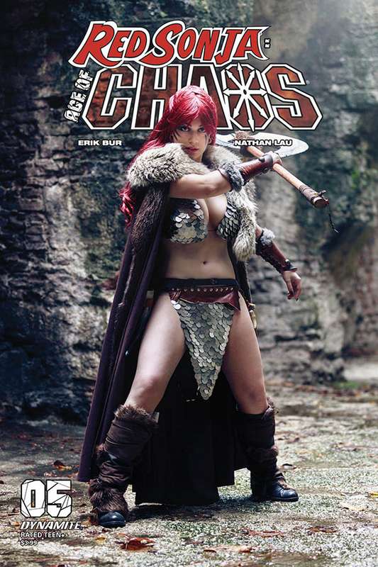 RED SONJA AGE OF CHAOS #5 CVR E SABATTINI COSPLAY