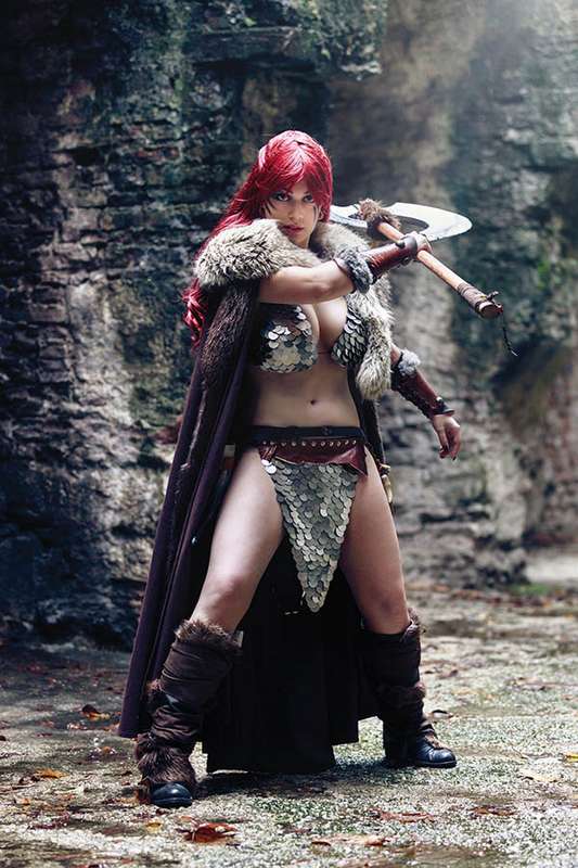 RED SONJA AGE OF CHAOS #5 1:30 COSPLAY VIRGIN RATIO VARIANT