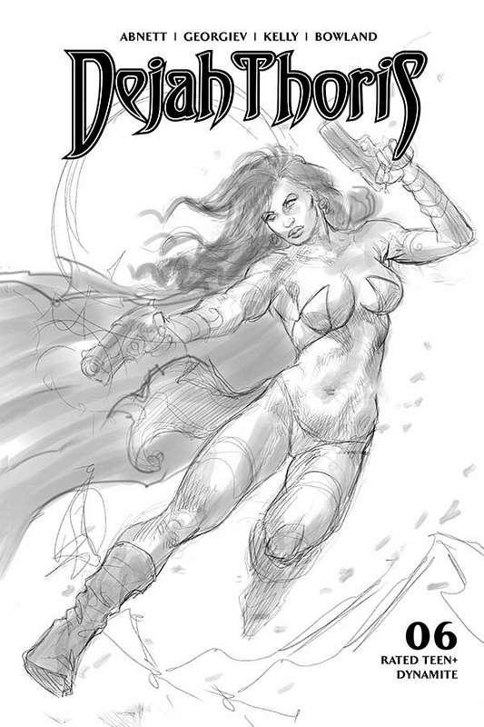 DEJAH THORIS (2019) #6 1:10 PARRILLO B&W RATIO VARIANT