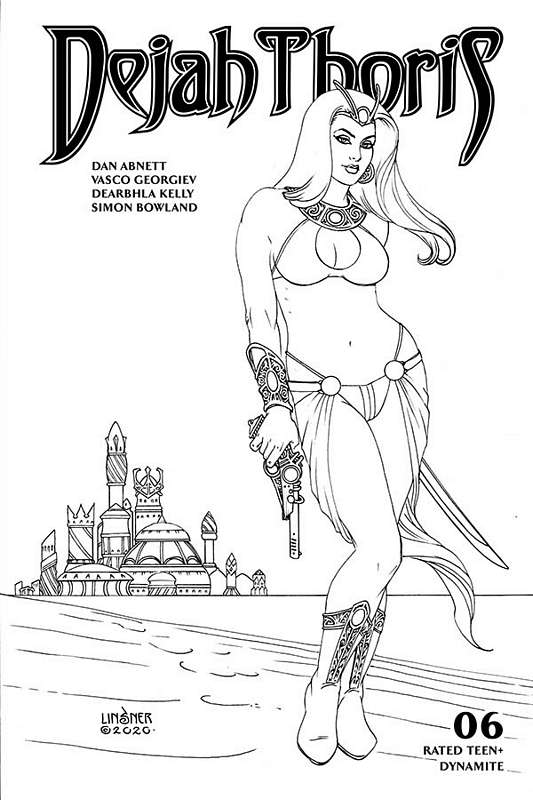 DEJAH THORIS (2019) #6 1:20 LINSNER B&W RATIO VARIANT