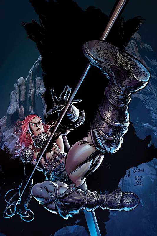 RED SONJA #16 1:15 GEDEON HOMAGE VIRGIN RATIO VARIANT