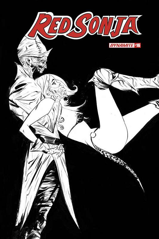 RED SONJA #16 1:30 LEE B&W RATIO VARIANT