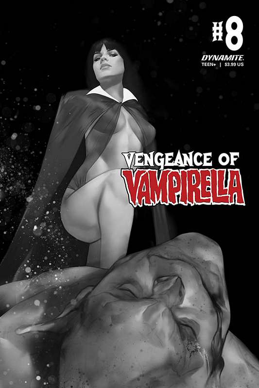 VENGEANCE OF VAMPIRELLA #8 1:30 OLIVER B&W RATIO VARIANT