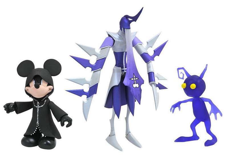 KINGDOM HEARTS SELECT SER 3 BCH MICKEY ASSASSIN & PURPLE SHADOW