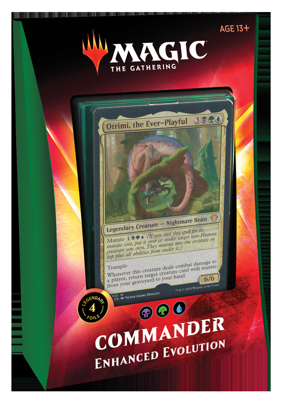 MAGIC THE GATHERING (MTG): Ikoria Commander Deck - Enhanced Evolution