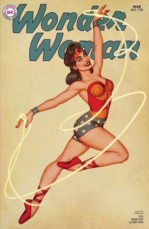 WONDER WOMAN #750 1950S VARIANT ED (NOTE PRICE)