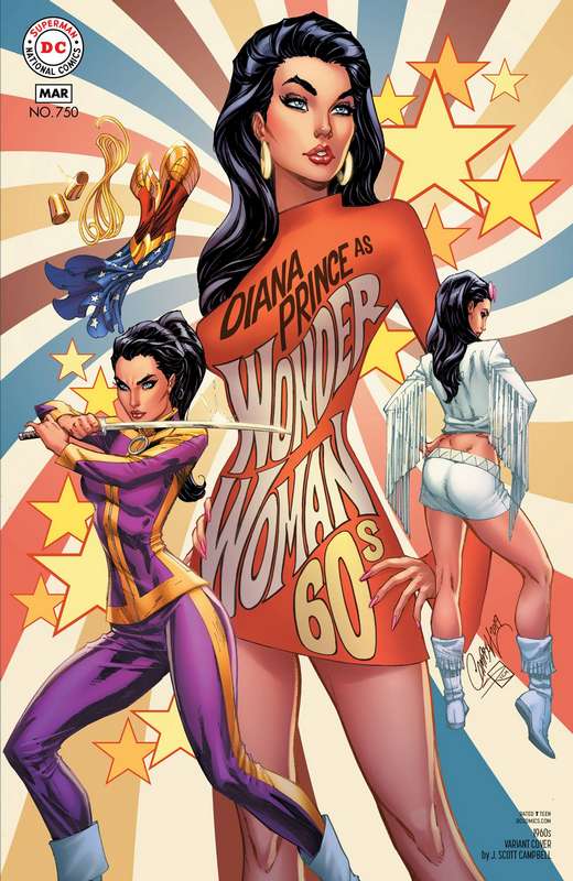 WONDER WOMAN #750 1960S VARIANT ED (NOTE PRICE)