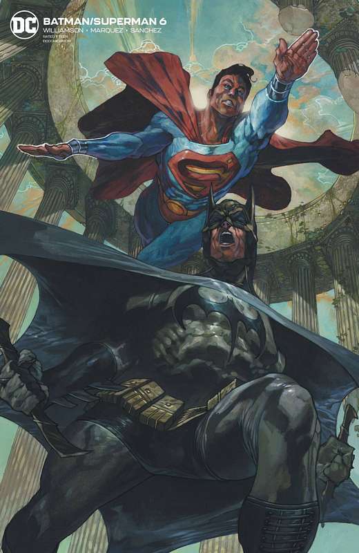 BATMAN SUPERMAN #6 CARD STOCK VARIANT ED