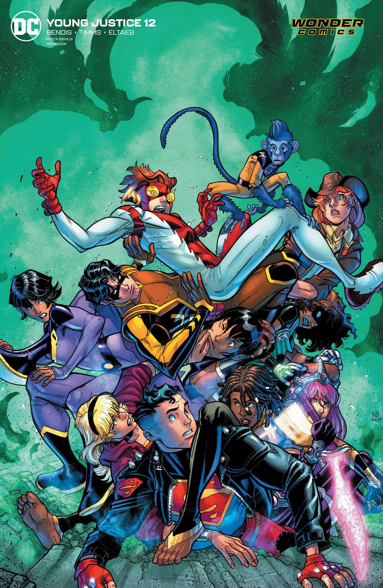 YOUNG JUSTICE #12 CARD STOCK VARIANT ED