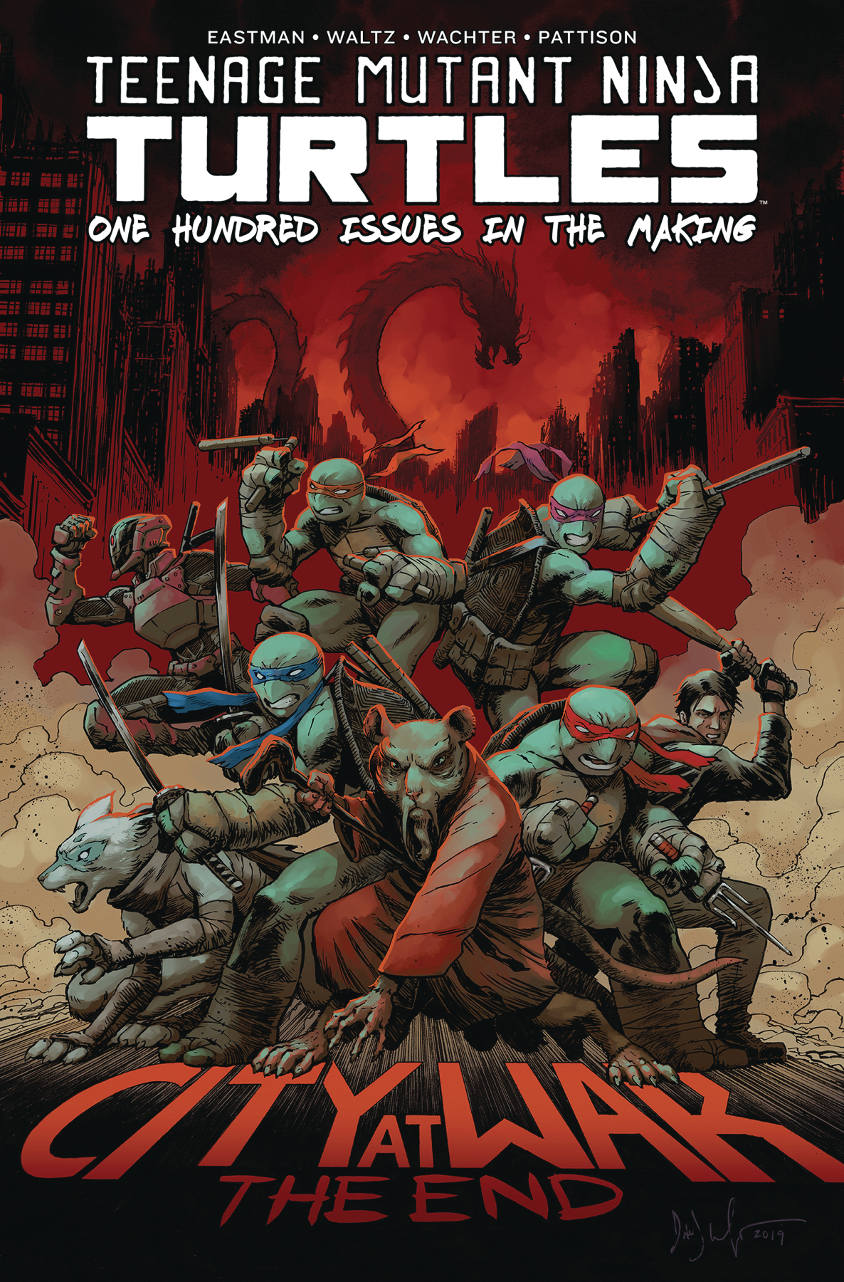 TMNT ONGOING #100 DELUXE HARDCOVER