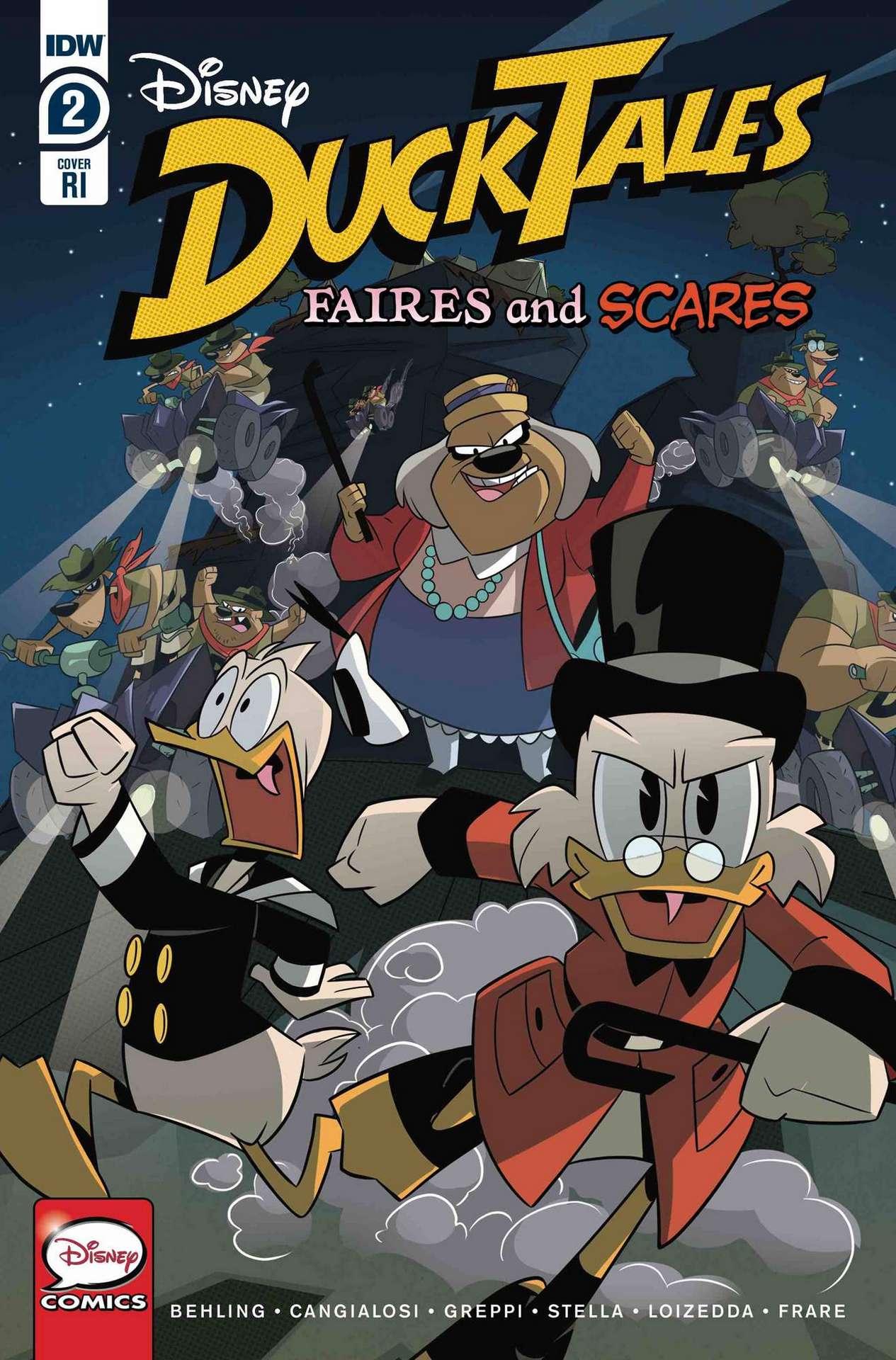 DUCKTALES FAIRES & SCARES #2 (OF 3) 1:10 DUCKTALES CREATIVE TEAM RATIO VARIANT