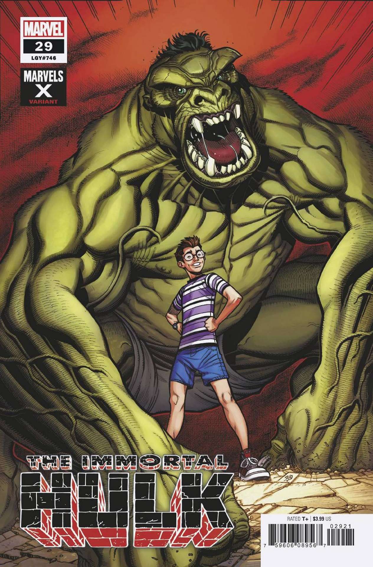 IMMORTAL HULK #29 BRADSHAW MARVELS X VARIANT