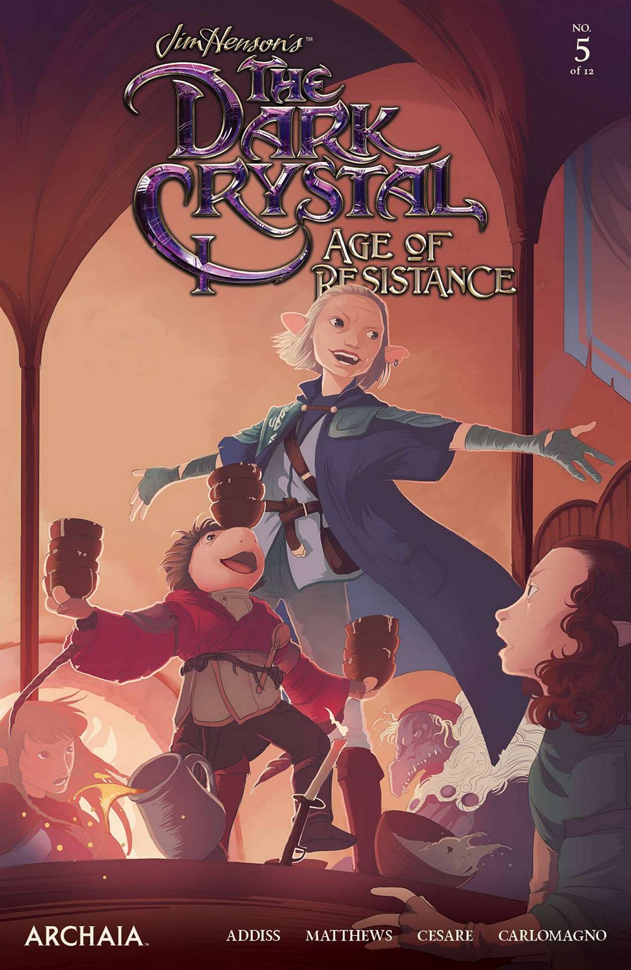 JIM HENSON DARK CRYSTAL AGE RESISTANCE #5 CVR A FINDEN