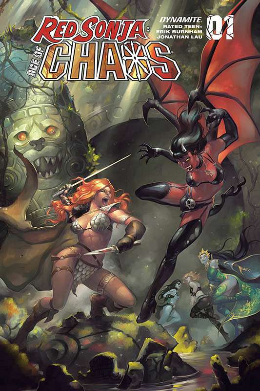 RED SONJA AGE OF CHAOS #1 HETRICK FOC BONUS VARIANT