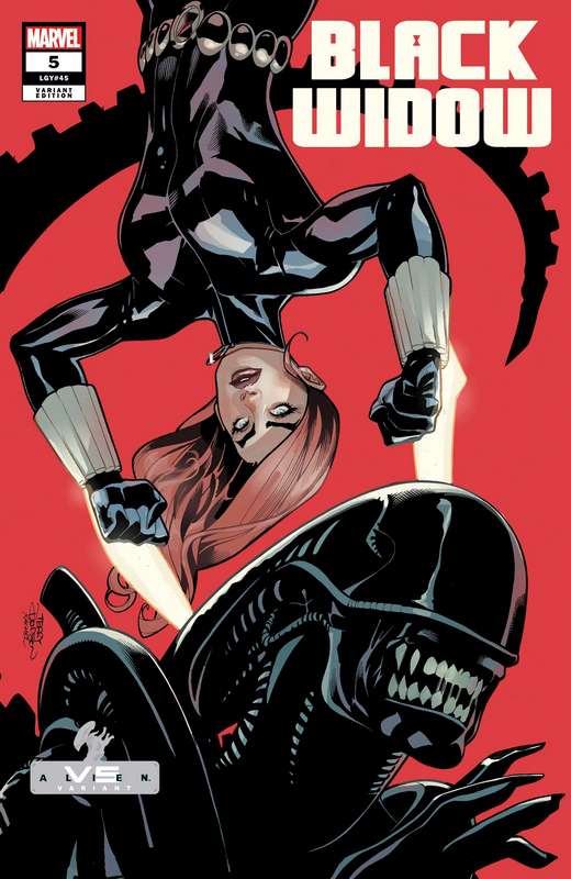 BLACK WIDOW #5 DODSON MARVEL VS ALIEN VARIANT