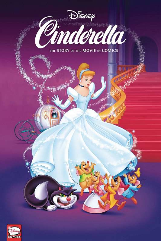 DISNEY CINDERELLA STORY OF MOVIES IN COMICS HARDCOVER