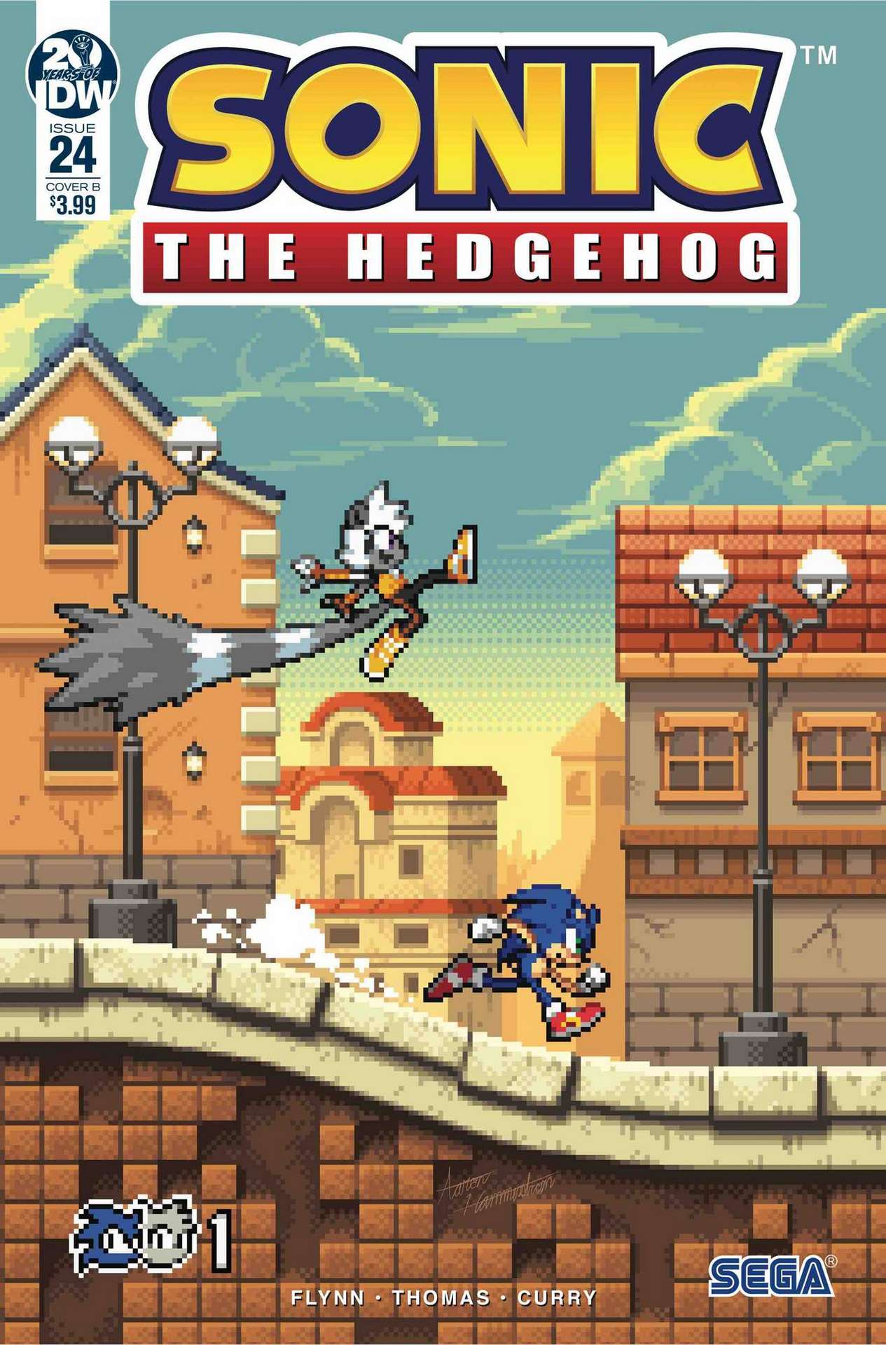 SONIC THE HEDGEHOG #24 CVR B HAMMERSTROM