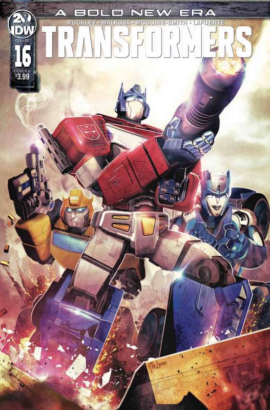 TRANSFORMERS #16 CVR B LAREN