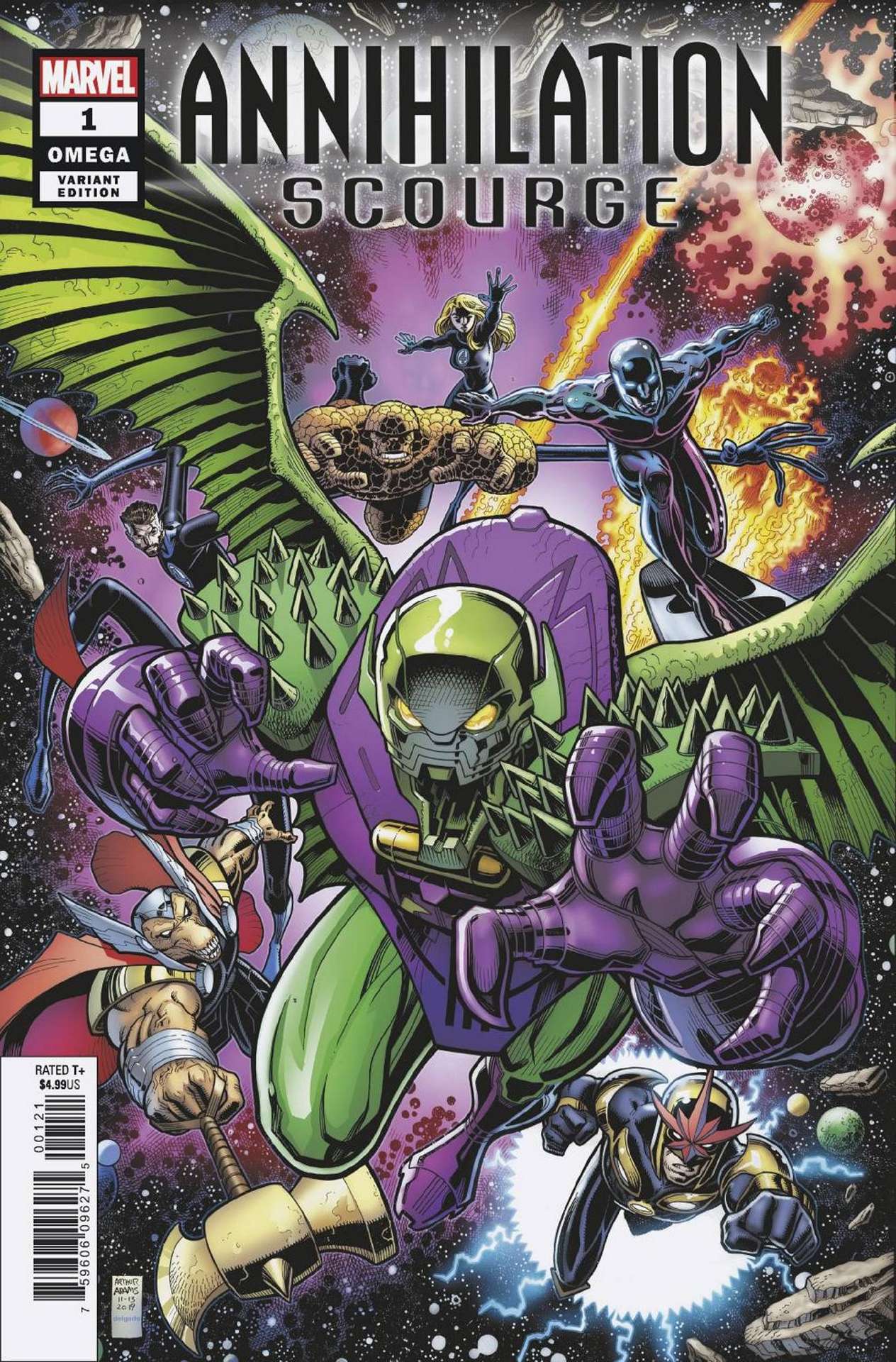 ANNIHILATION SCOURGE OMEGA #1 ART ADAMS VARIANT