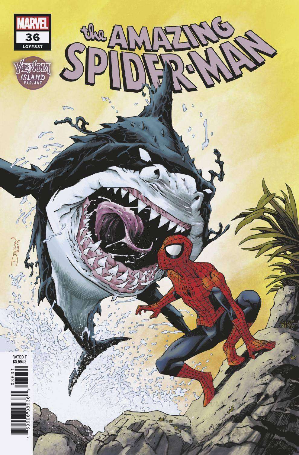 AMAZING SPIDER-MAN #36 SHALVEY VENOM ISLAND VARIANT 2099