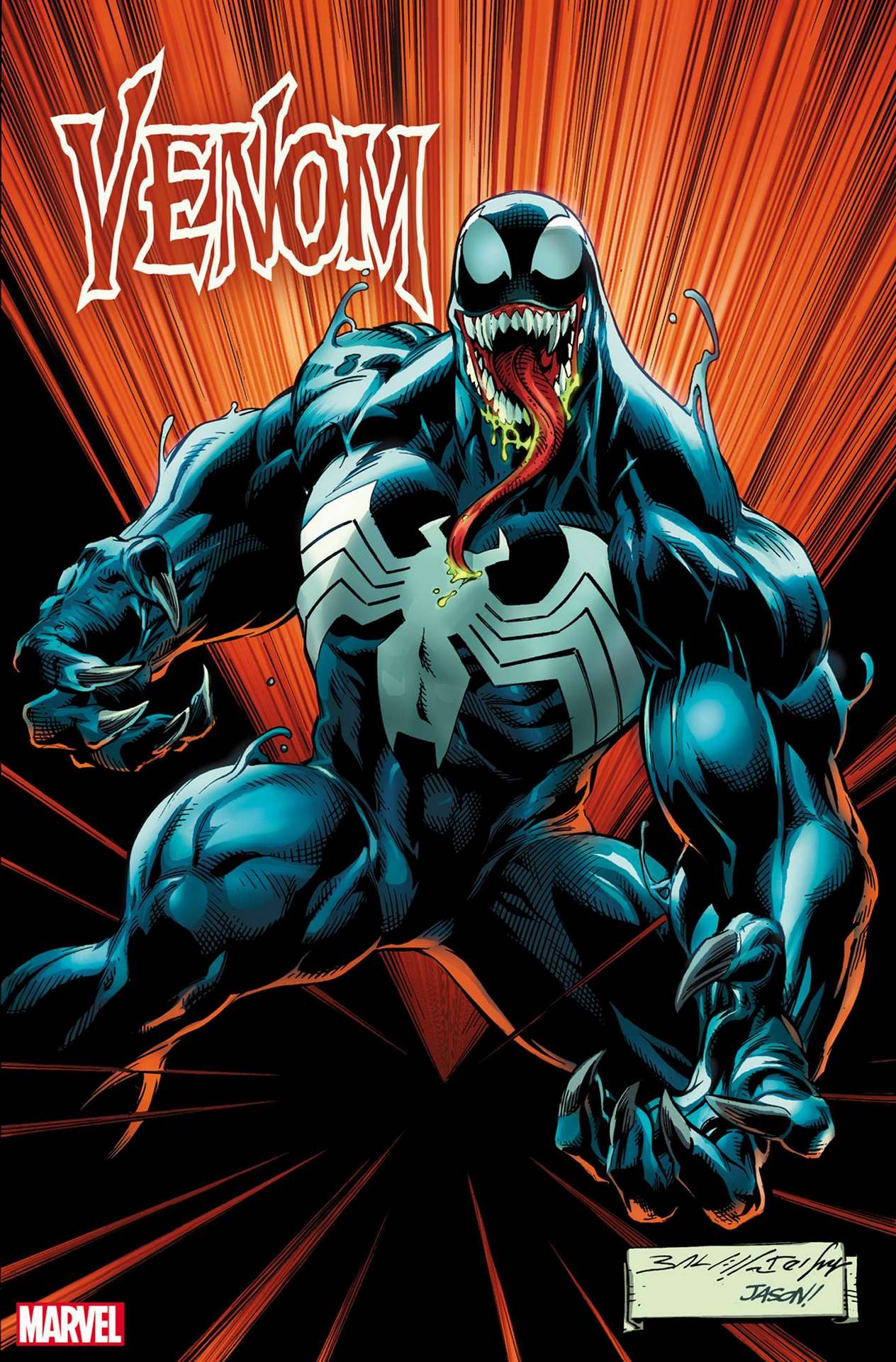 VENOM #21 1:25 BAGLEY RATIO VARIANT