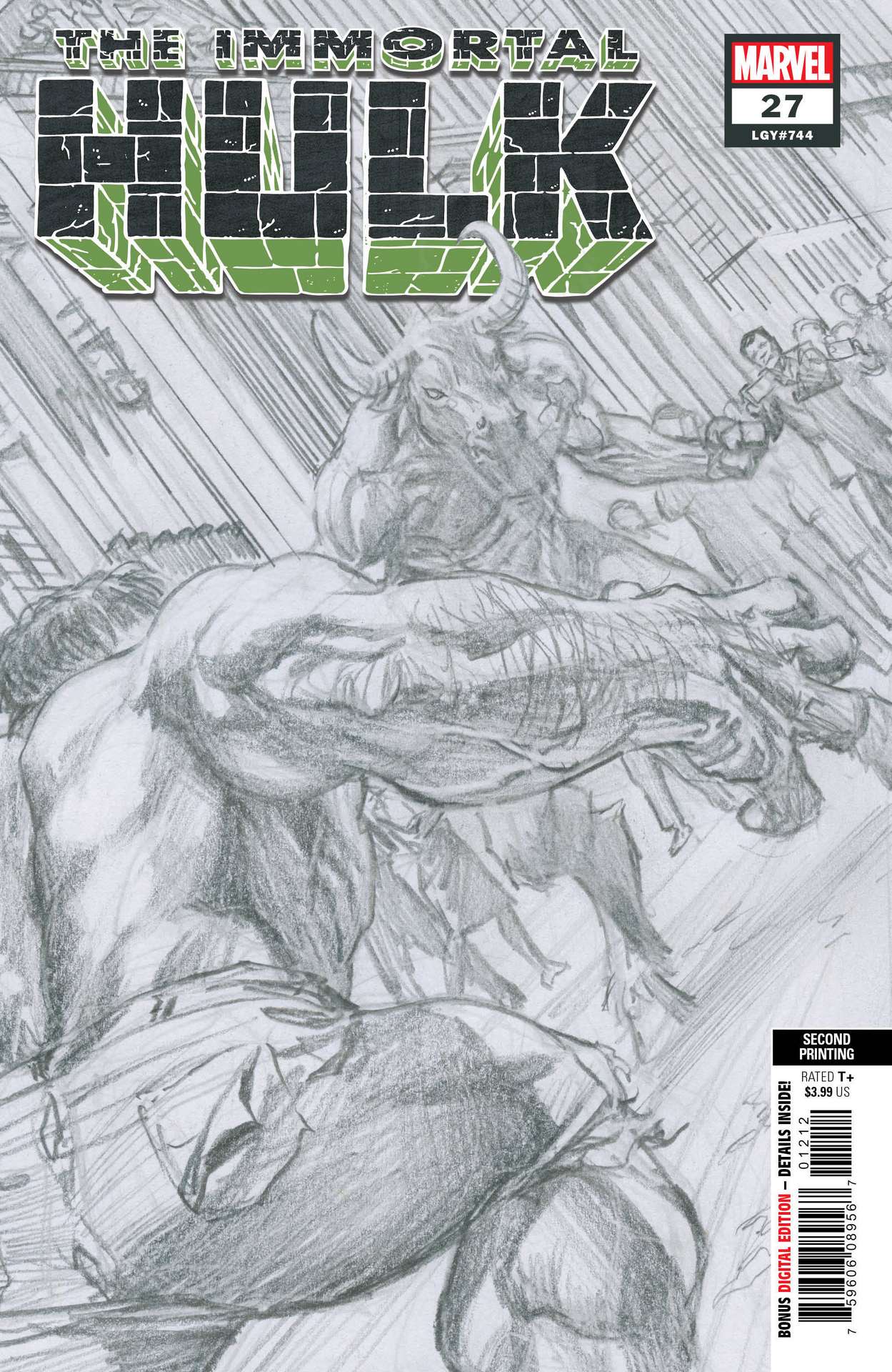 IMMORTAL HULK #27 2ND PTG ALEX ROSS VARIANT