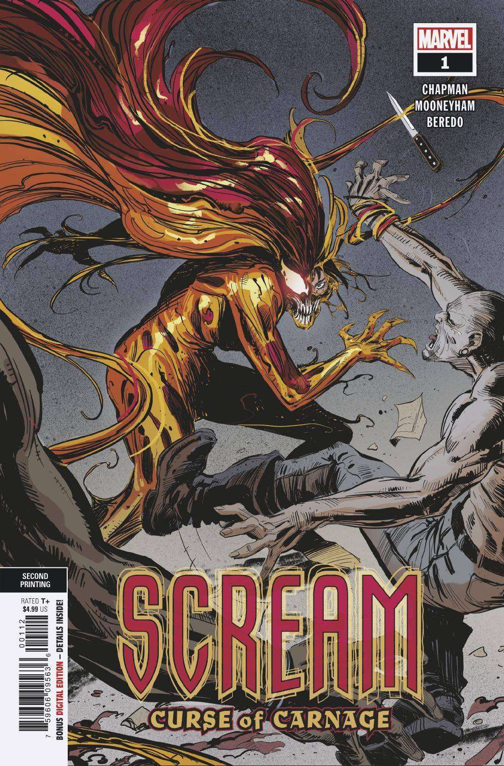 SCREAM CURSE OF CARNAGE #1 2ND PTG MOONEYHAM VARIANT