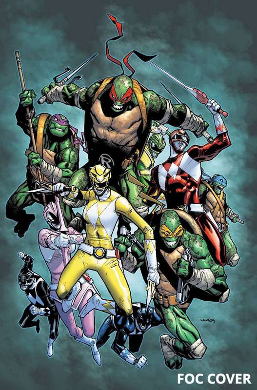 POWER RANGERS TEENAGE MUTANT NINJA TURTLES #2 FOC VARIANT