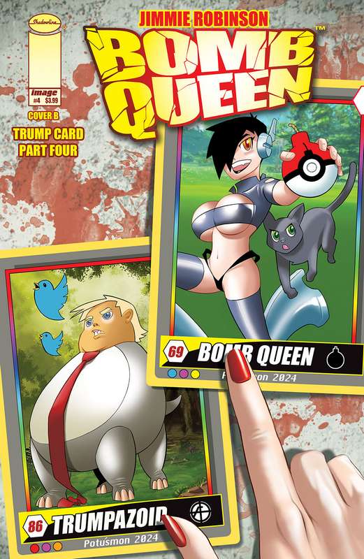 BOMB QUEEN TRUMP CARD #4 (OF 4) CVR B ROBINSON (MR)