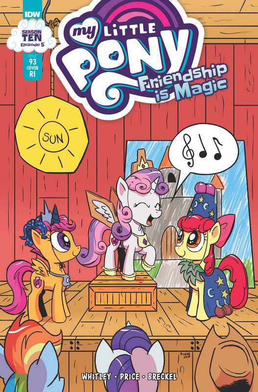 MY LITTLE PONY FRIENDSHIP IS MAGIC #93 1:10 KACHEL RATIO VARIANT