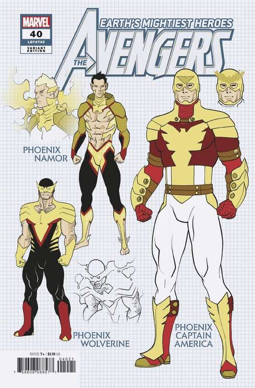 AVENGERS #40 1:10 GARRON DESIGN VARIANT