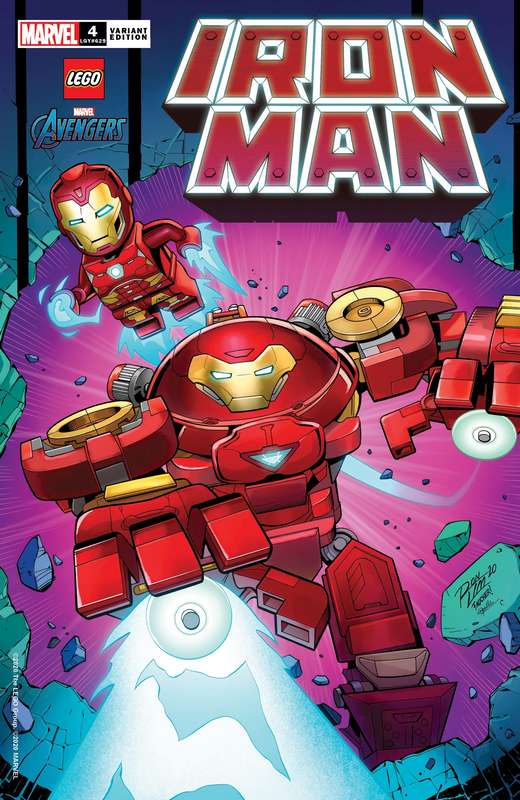 IRON MAN #4 RON LIM LEGO VARIANT