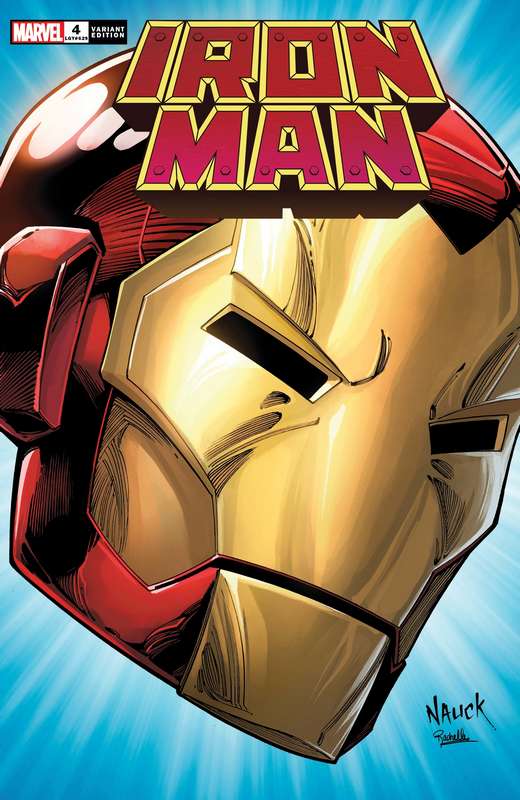 IRON MAN #4 NAUCK HEADSHOT VARIANT