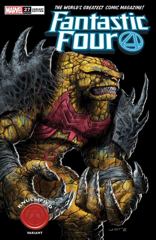 FANTASTIC FOUR #27 FERREYRA KNULLIFIED VARIANT EMP